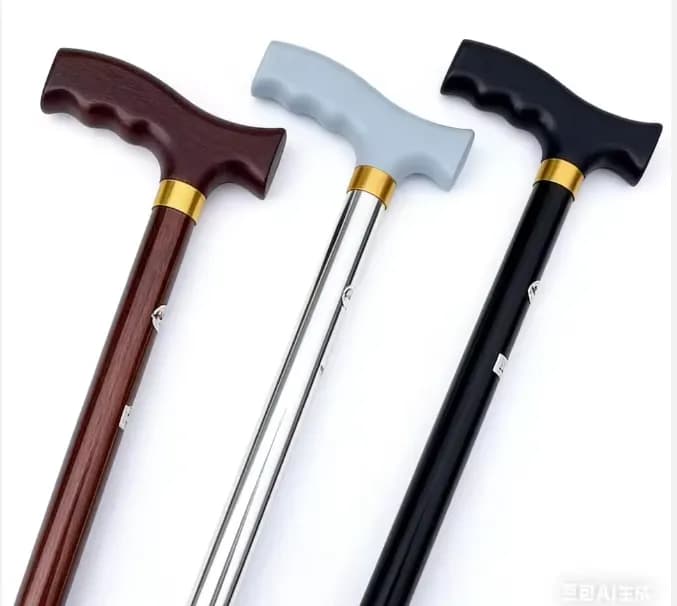 Lightweight Retractable Crutches Height Adjustable Walking Stick