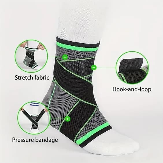 FlexGuard Adjustable Ankle Support Brace for Sports, Sprains & Pain Relief