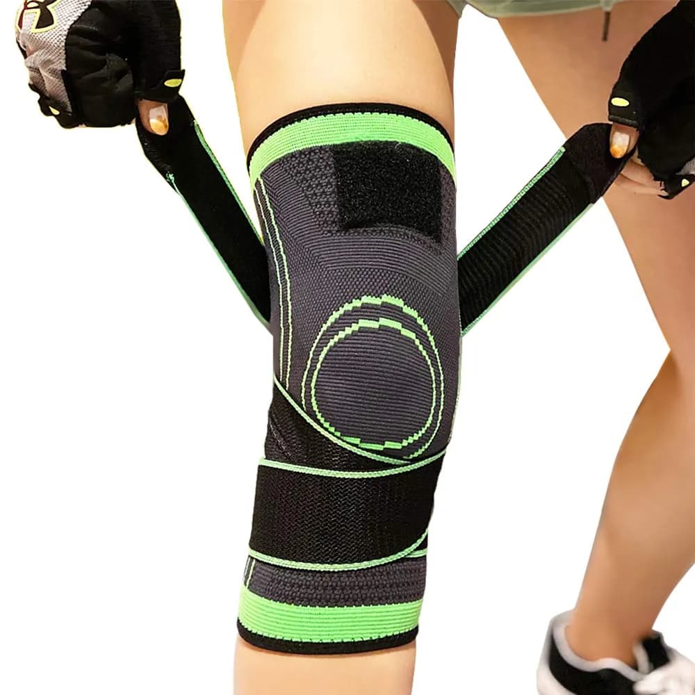 Adjustable Knee Support Brace – Elastic Nylon Compression Sleeve for Pain Relief & Sports