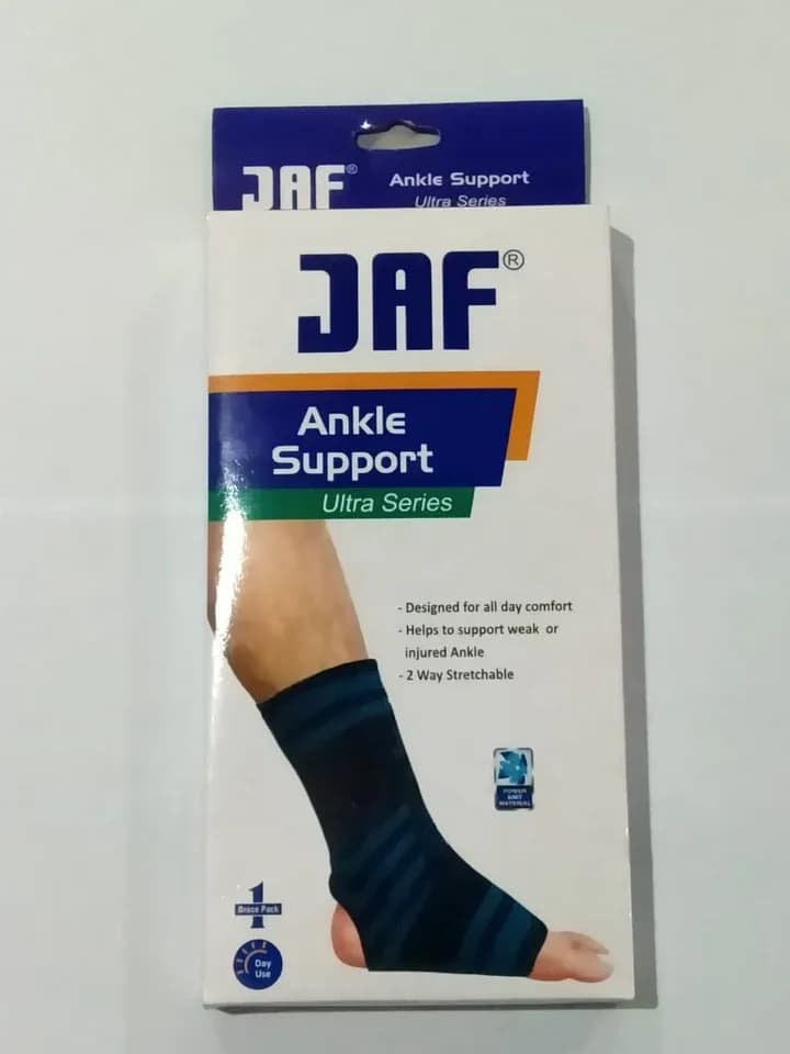 JAF Ultra Ankle Support Breathable Compression Sleeve for Sports & Injury Prevention