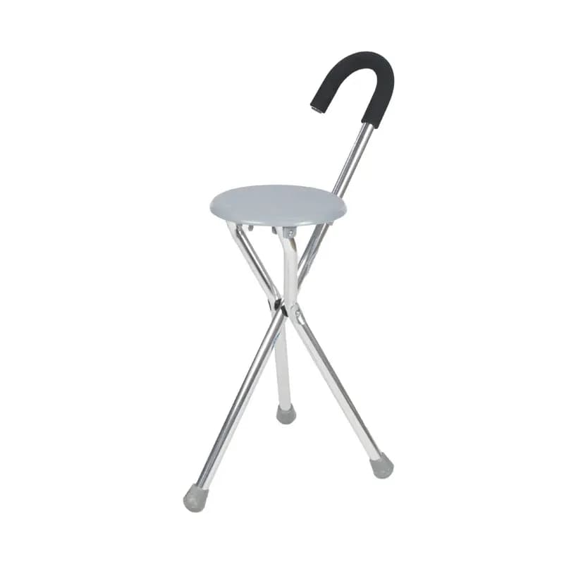 Adjustable Aluminium Walking Stick with Seat KY-911L
