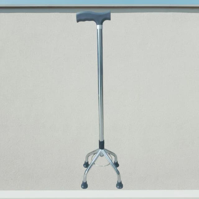 4-Pad Quad Walking Stick 932 - High-Stability Iron Base Mobility Cane