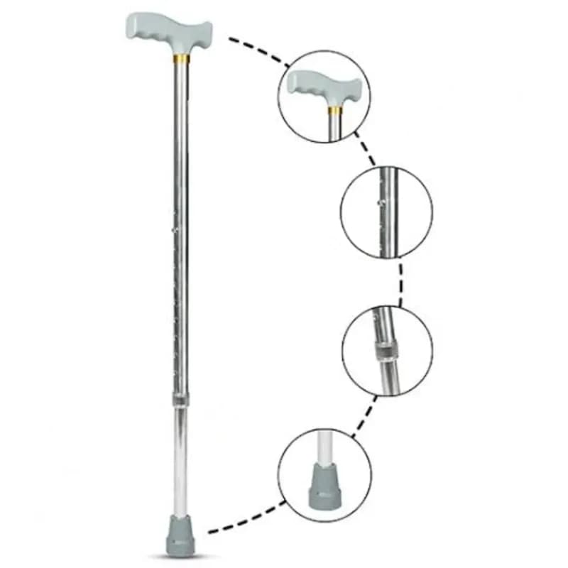 Aluminum Hammer Head Walking Stick FS920L - Adjustable Mobility Cane