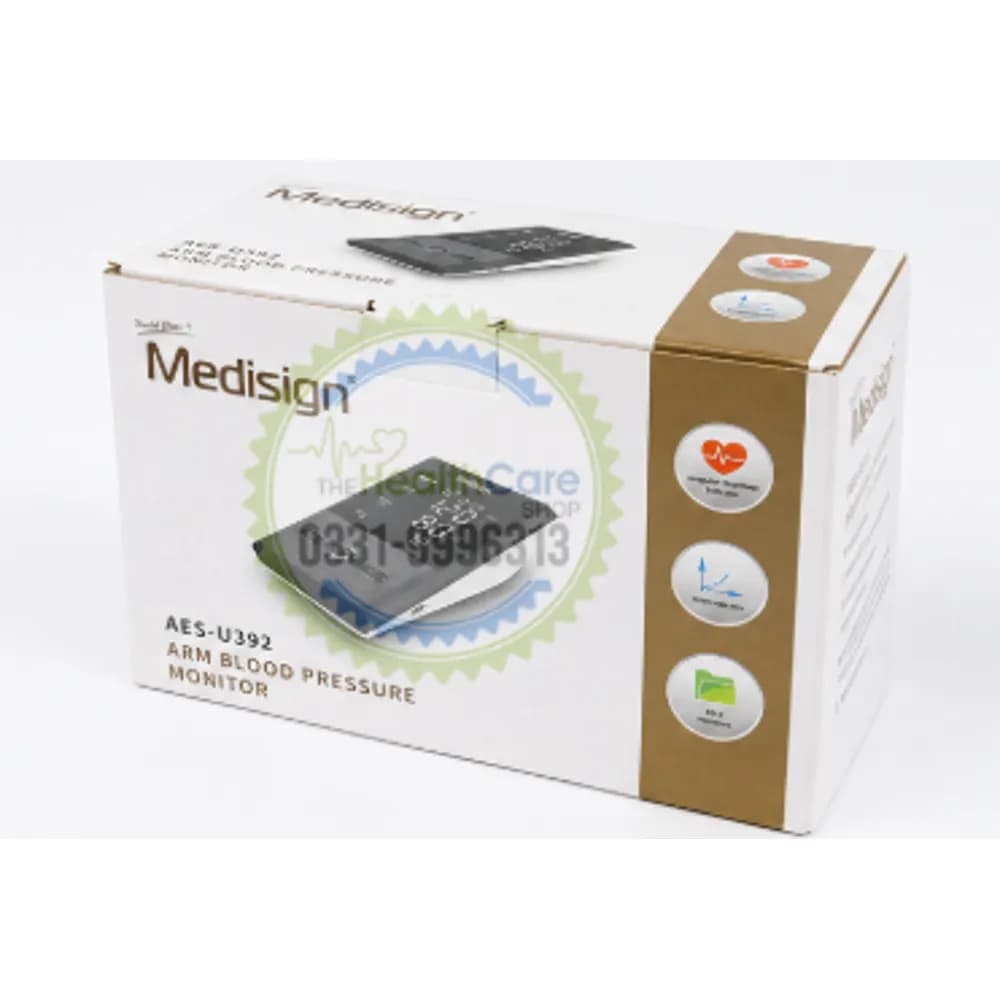 Medisign AES-U392 Automatic Upper Arm Blood Pressure Monitor