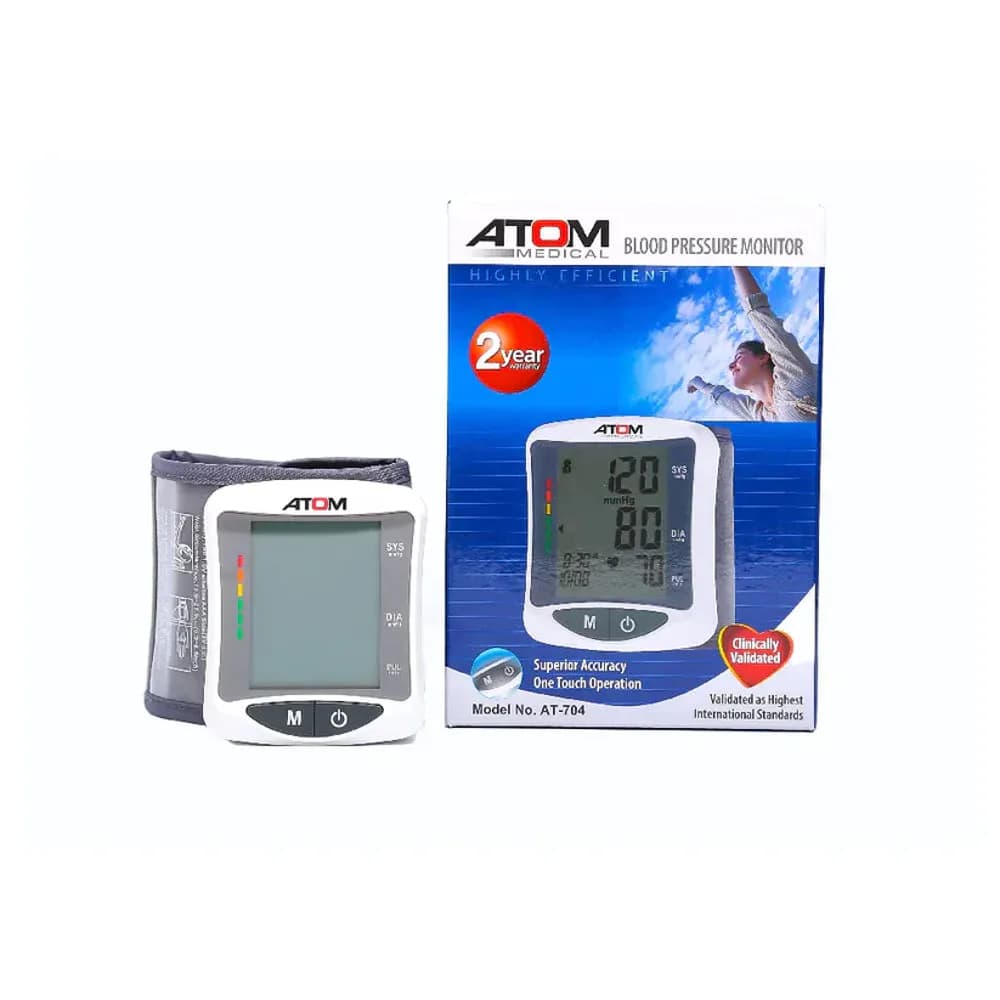 Atom AT-704 Digital Wrist Blood Pressure Monitor
