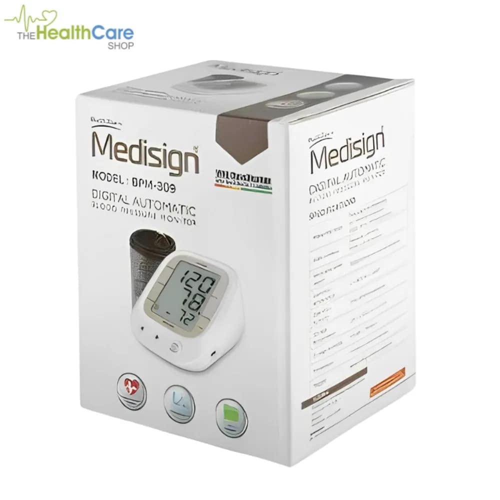 Medisign BPM-309 Digital Blood Pressure Monitor with Backlit Display