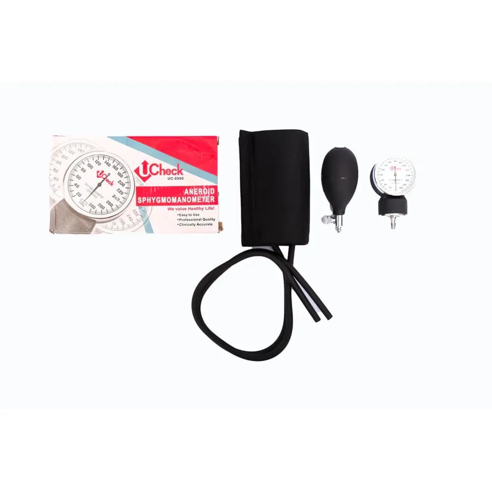 UCheck Manual Blood Pressure Apparatus with Nylon Cuff and Case