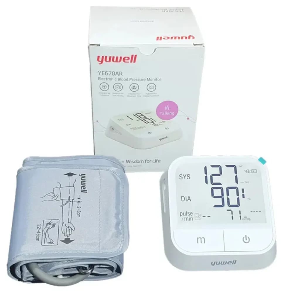 Yuwell YE670AR Rechargeable Digital Blood Pressure Monitor