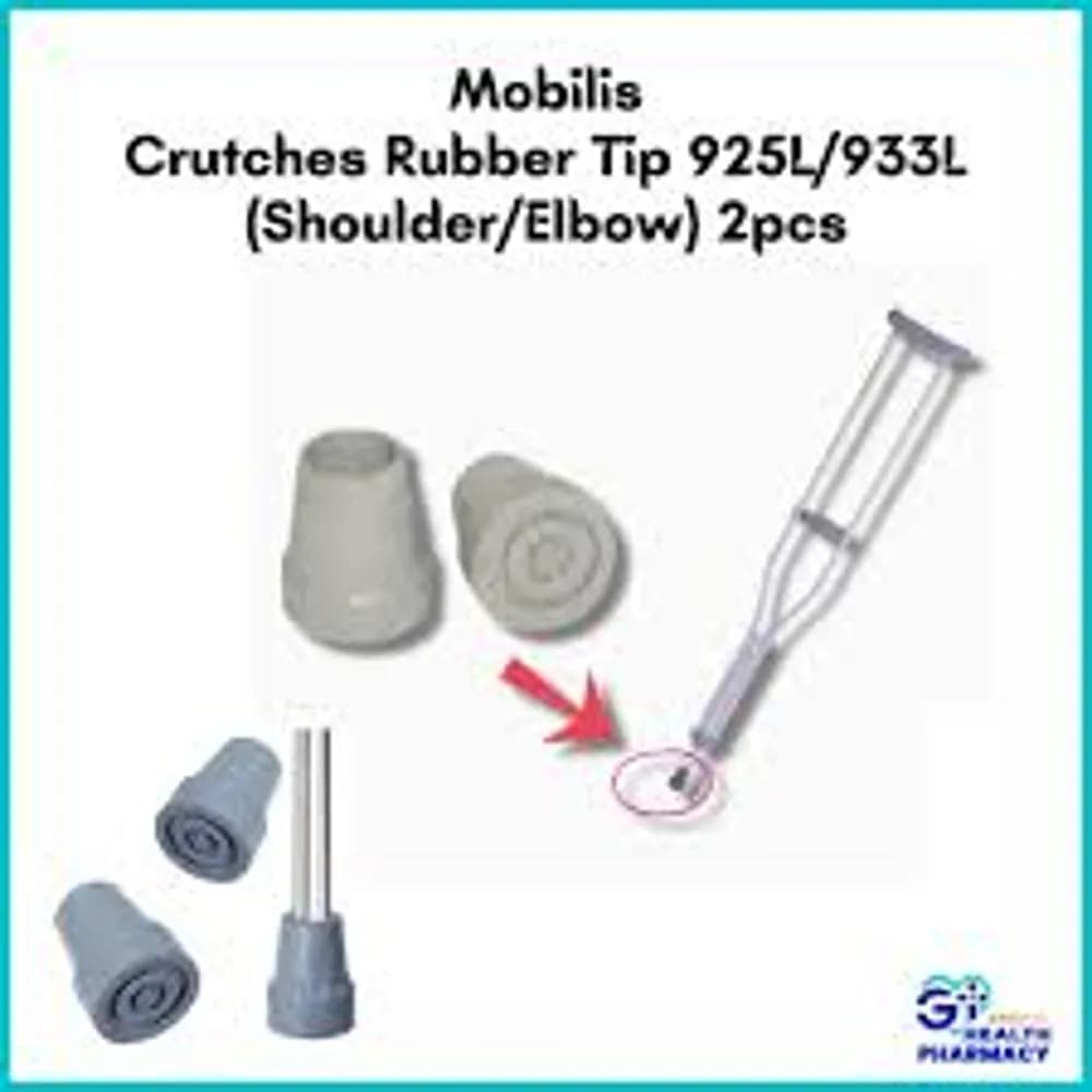 Crutch Rubber Tips 925L / 944L – Non-Slip Replacement Set of 4