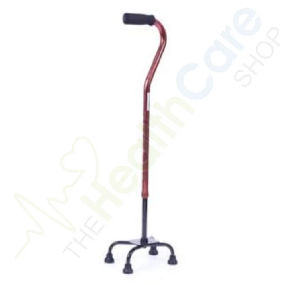 Quad Cane Walking Stick DY05934 – 4-Leg Base with Sponge Handle