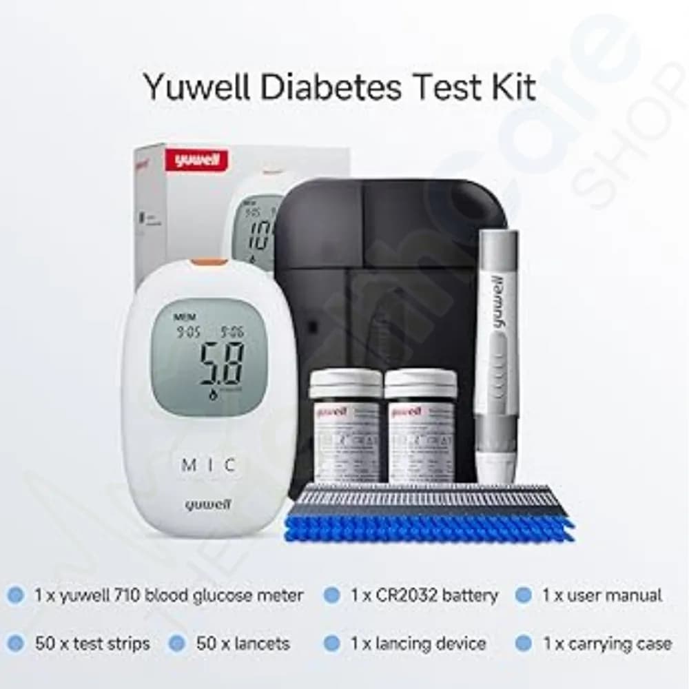 Yuwell Accusure 710 Blood Sugar Monitor with 25 Strips
