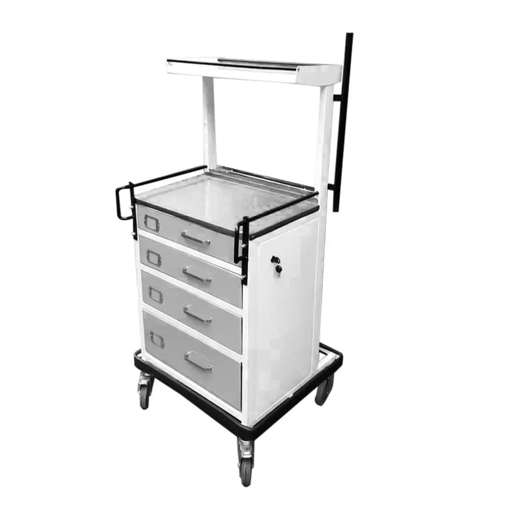 Emergency Trolley Crash Cart – Model 3 (Stainless Steel)
