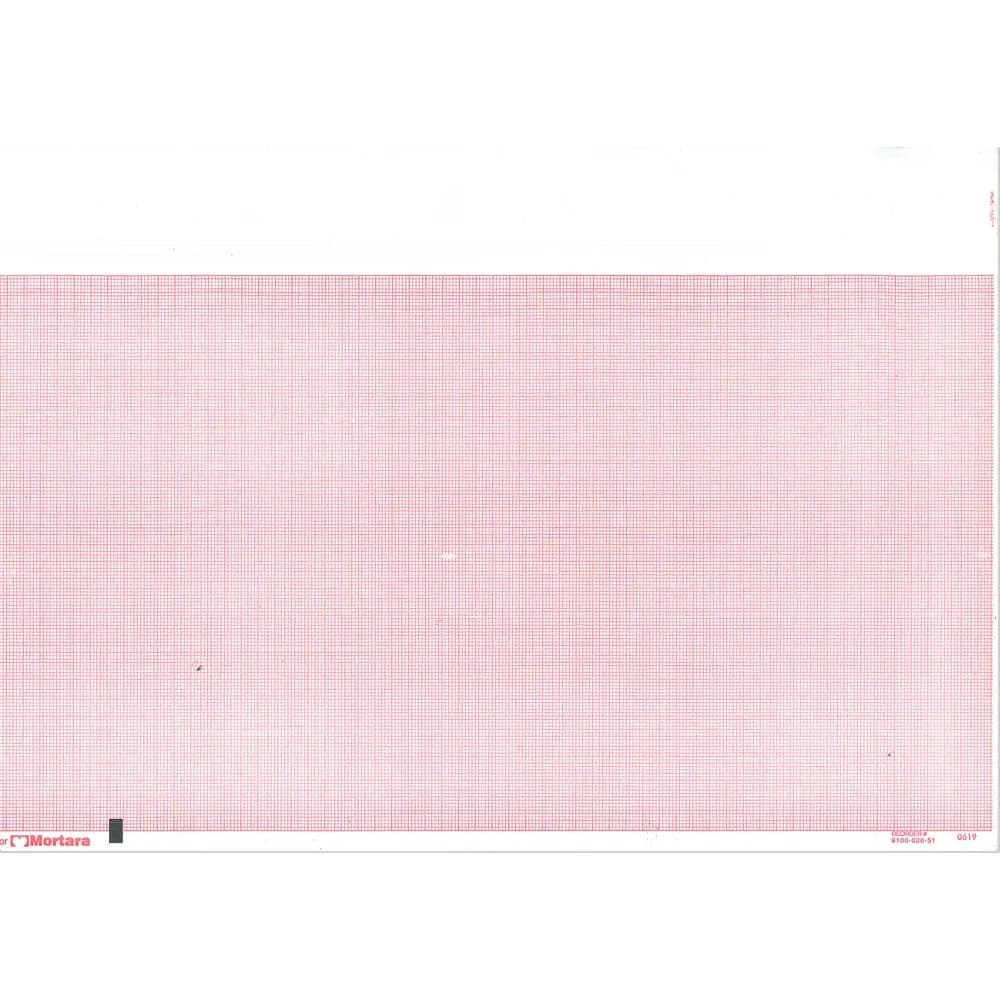 ECG Recording Paper for Mortara ELI Machines – 210 mm x 300 mm, 200 Sheets