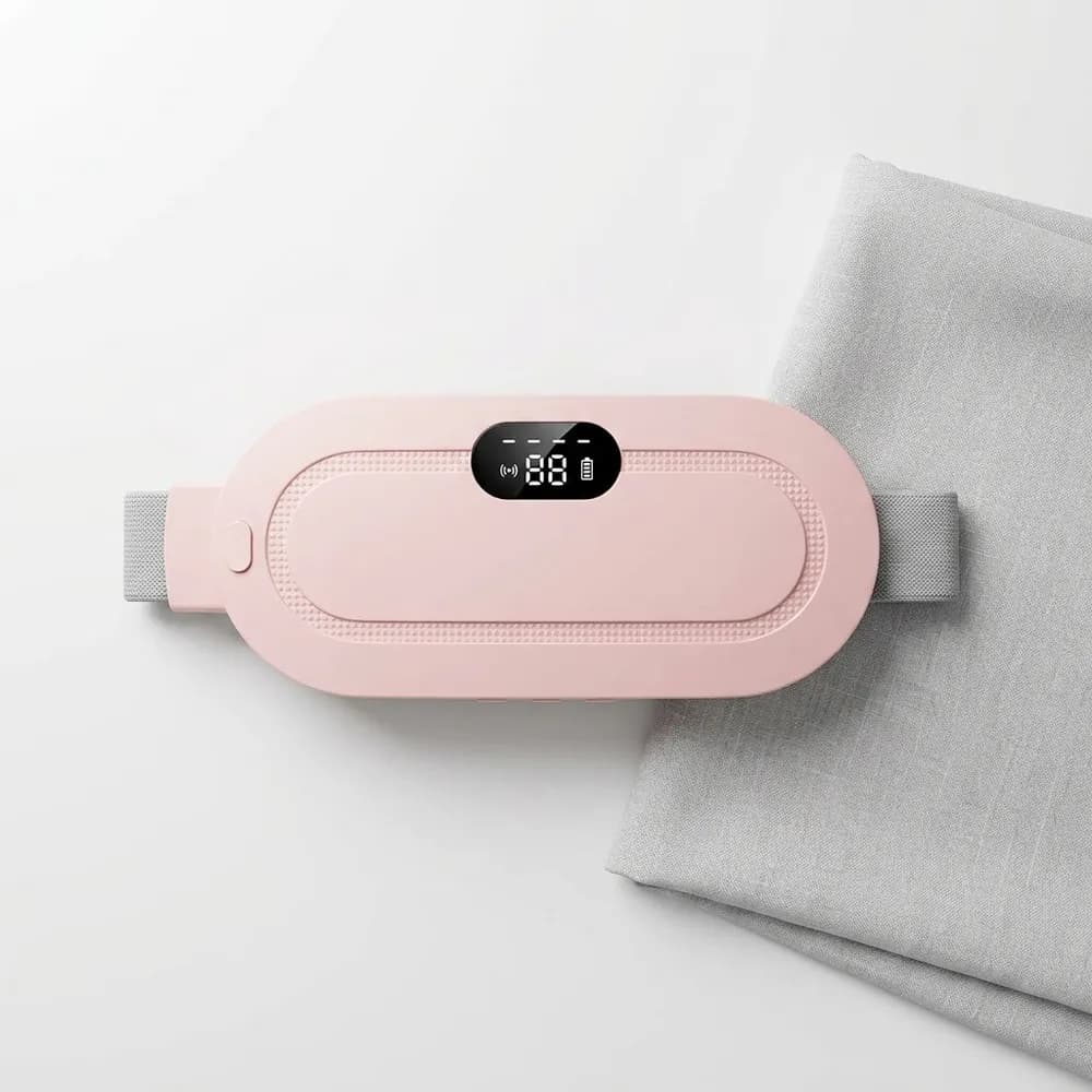 Wearable Period Pain Relief Heating Belt with Massage Vibration – Rechargeable