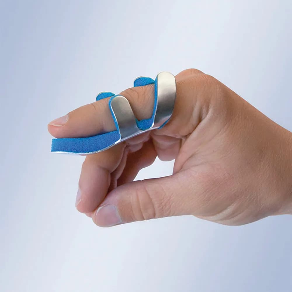 Frog Finger Splint – Curved Aluminium Splint for Finger Fractures & Tendon Injuries (S–L)