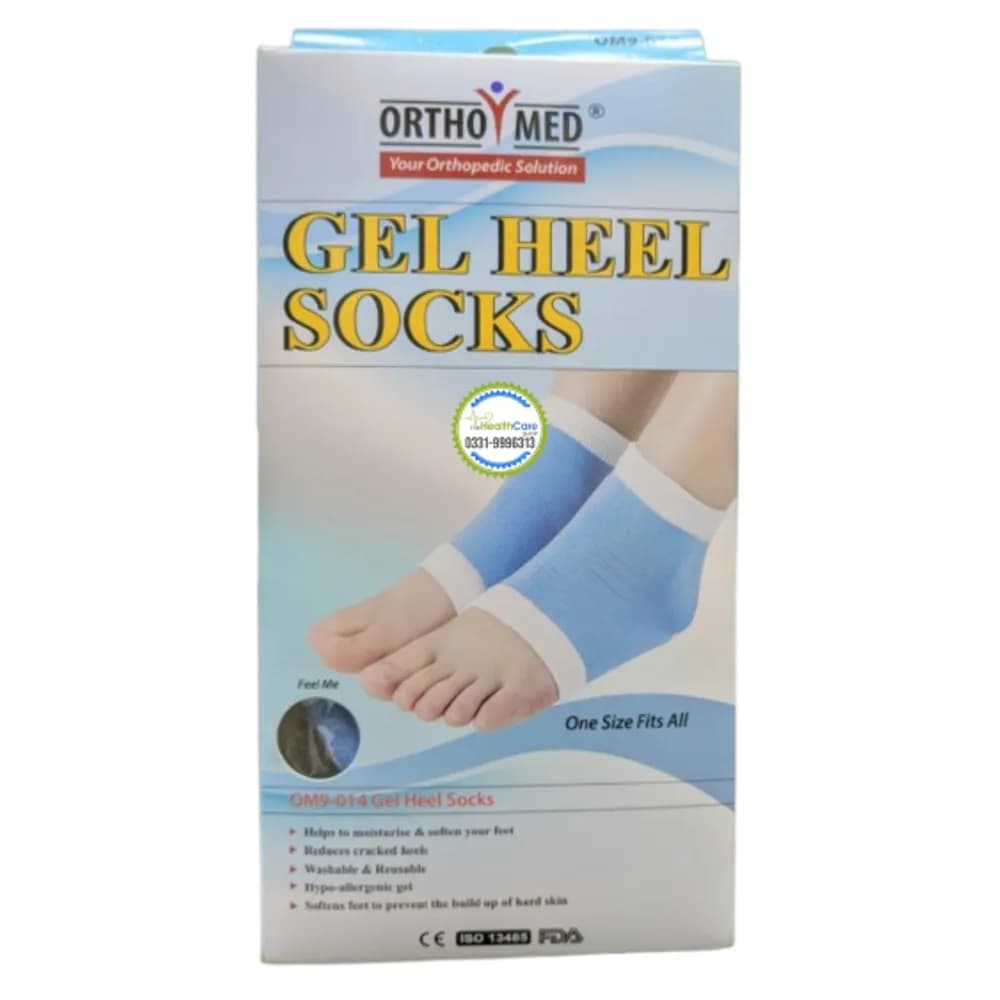 Silicone Gel Heel Sleeves – Cushioning for Plantar Fasciitis, Heel Spurs & Cracked Heels