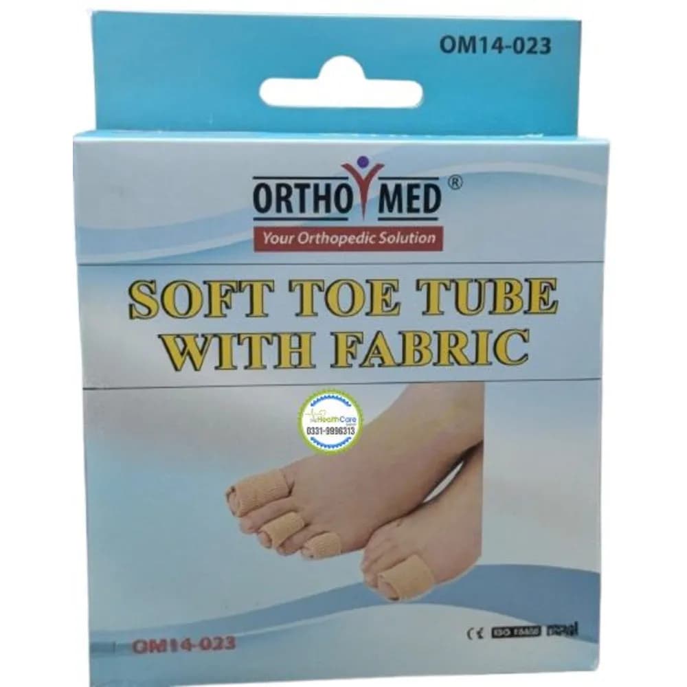 Fabric Gel Toe Tube – Latex-Free Sleeve for Corns, Calluses & Hammer Toes