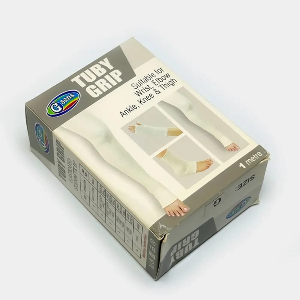 Tubi Grip Elastic Tubular Bandage – Even Compression for Sprains & Swelling