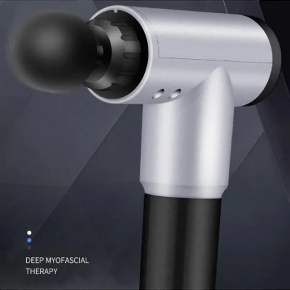 Blueidea Fascial Gun P BLD-326 – Extended Loop Handle, LED Display, 4 Heads