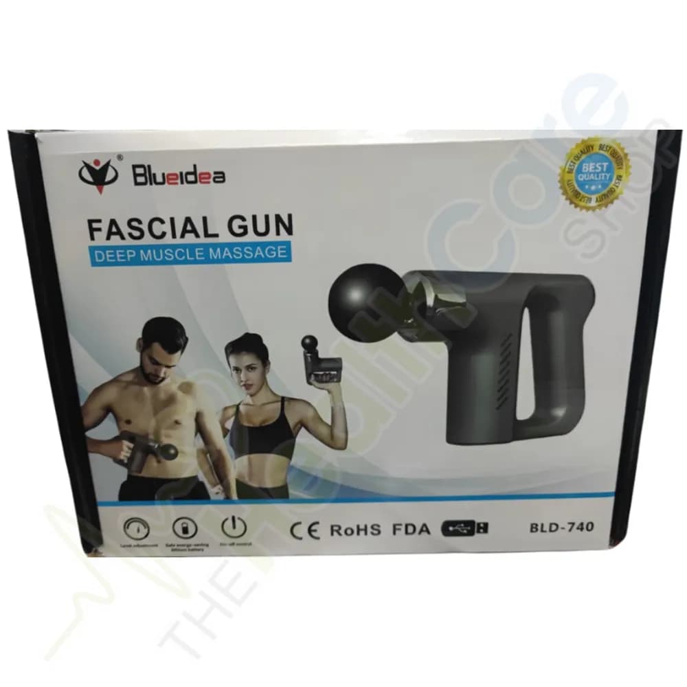 Blueidea BLD-740 Fascial Massage Gun – Deep Muscle Massage with Multiple Speeds & Heads