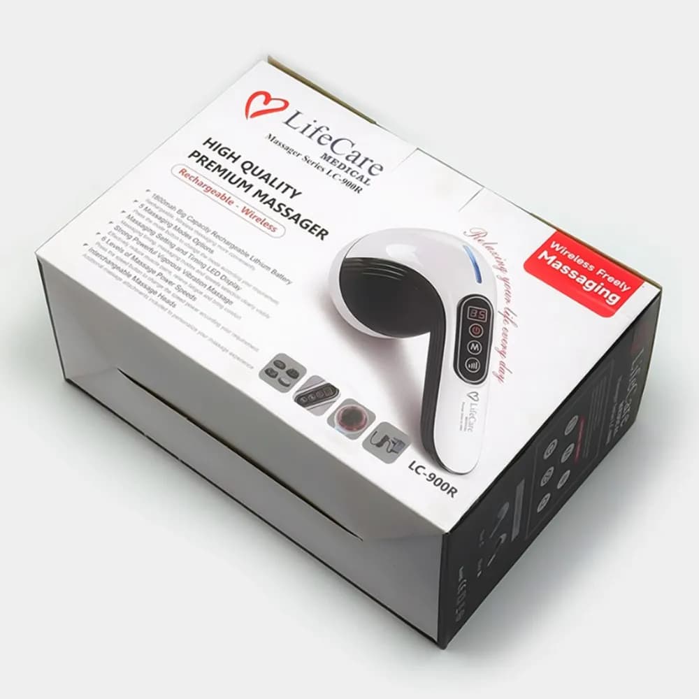 Lifecare LC-900 Rechargeable Body Massager – Cordless Full-Body Vibration Massage