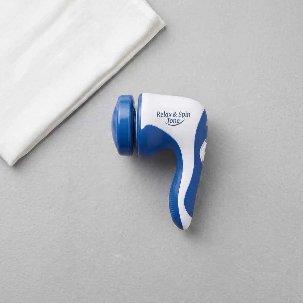 Relax & Spin Tone Handheld Body Massager with Interchangeable Heads