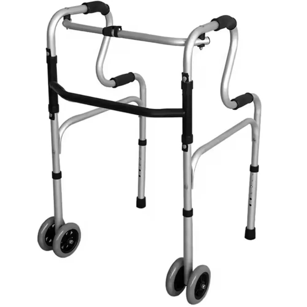 2-Wheeled Posterior Walker with Armpit Support – Lightweight Folding Walking Frame