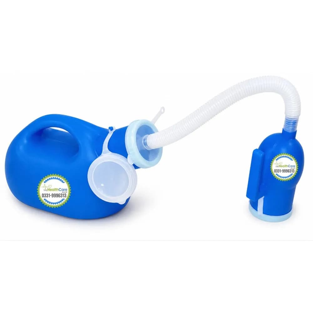 Portable Male Urinal Bottle 2000ml with Long Tube – Leak-Resistant