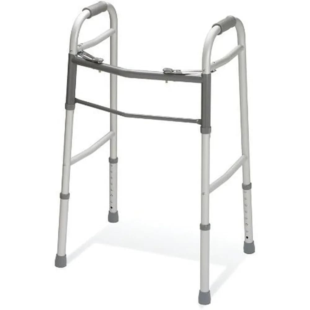 Walker 965-L Double Button – Foldable, Height Adjustable Aluminium Walker