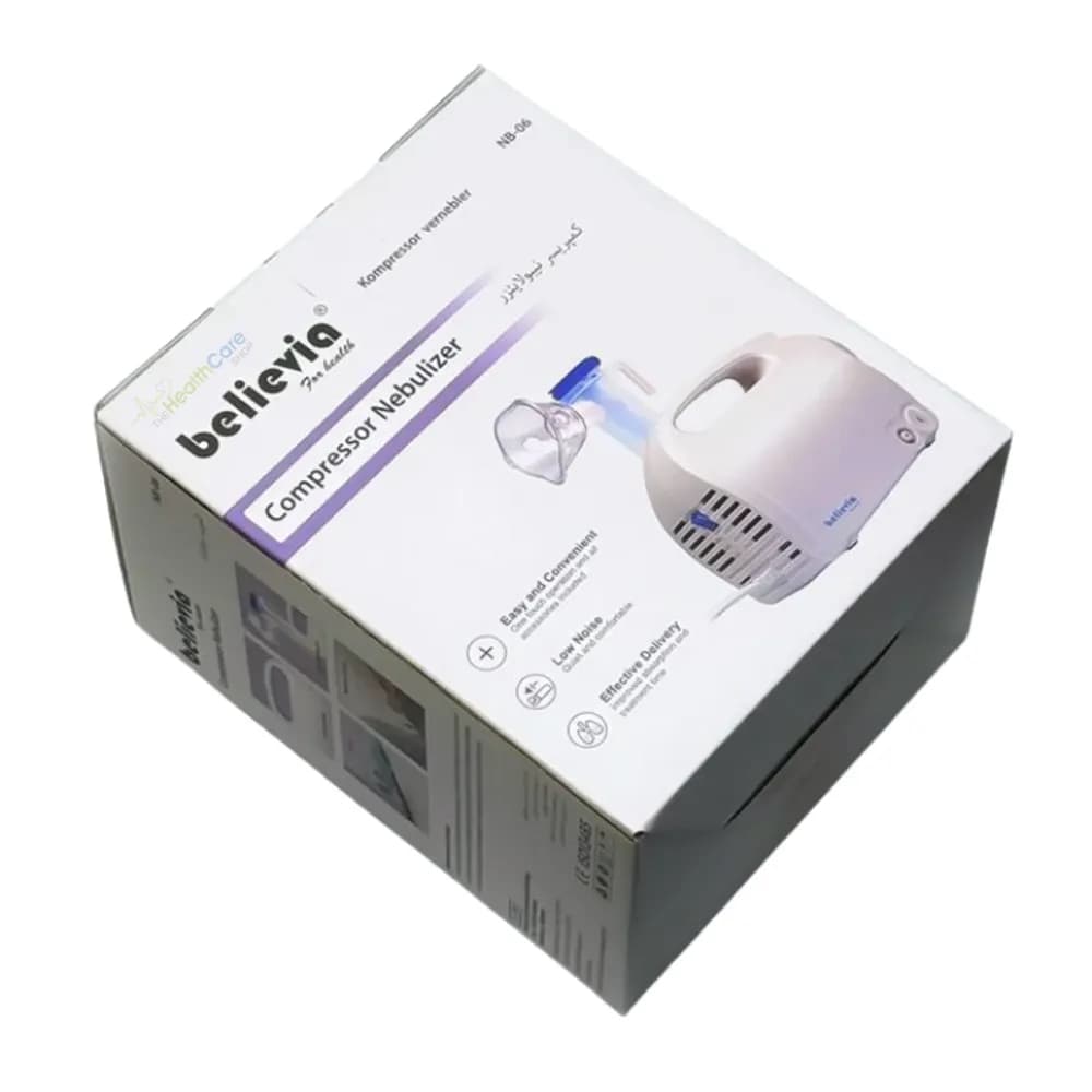 Believia NB-06 Piston Compressor Nebulizer – Home Respiratory Therapy Kit