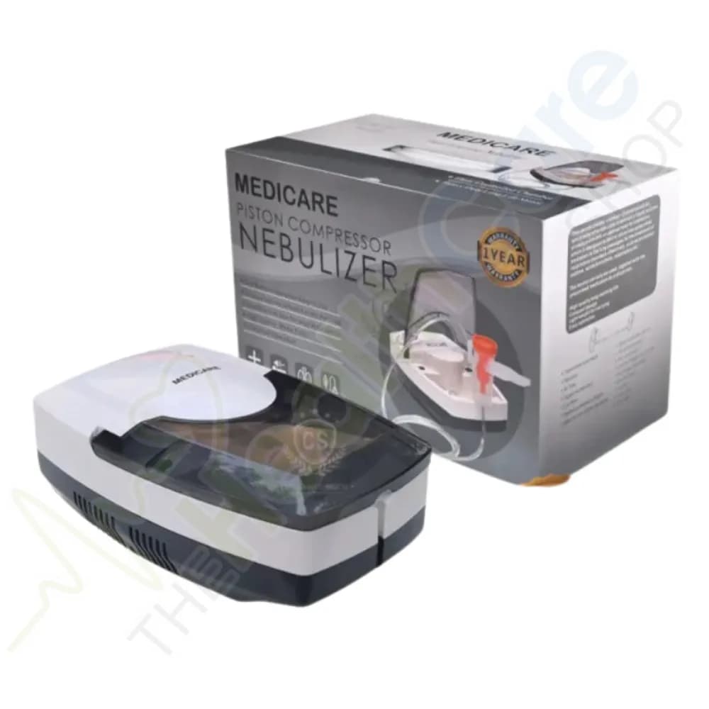 Medicare Piston Compressor Nebulizer – Home Respiratory Therapy Kit
