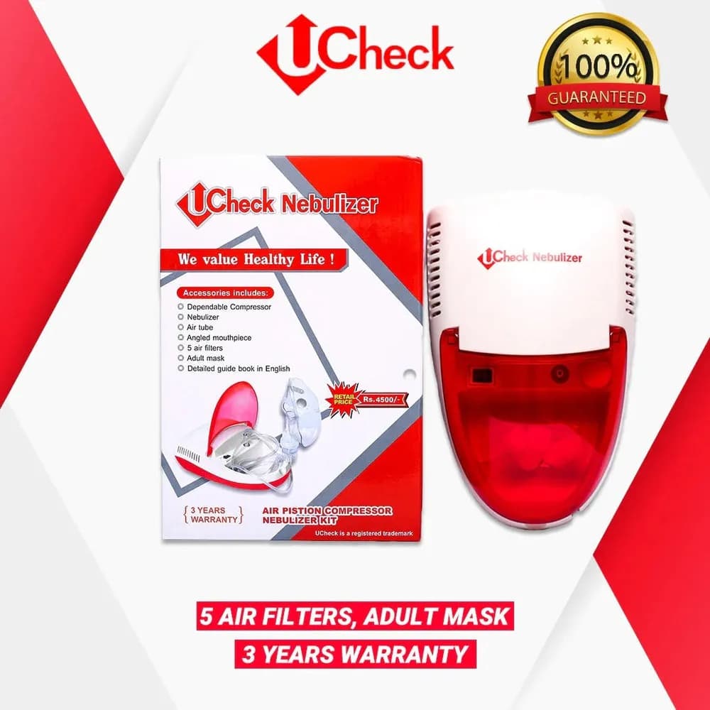 UCheck Air Piston Compressor Nebulizer Kit