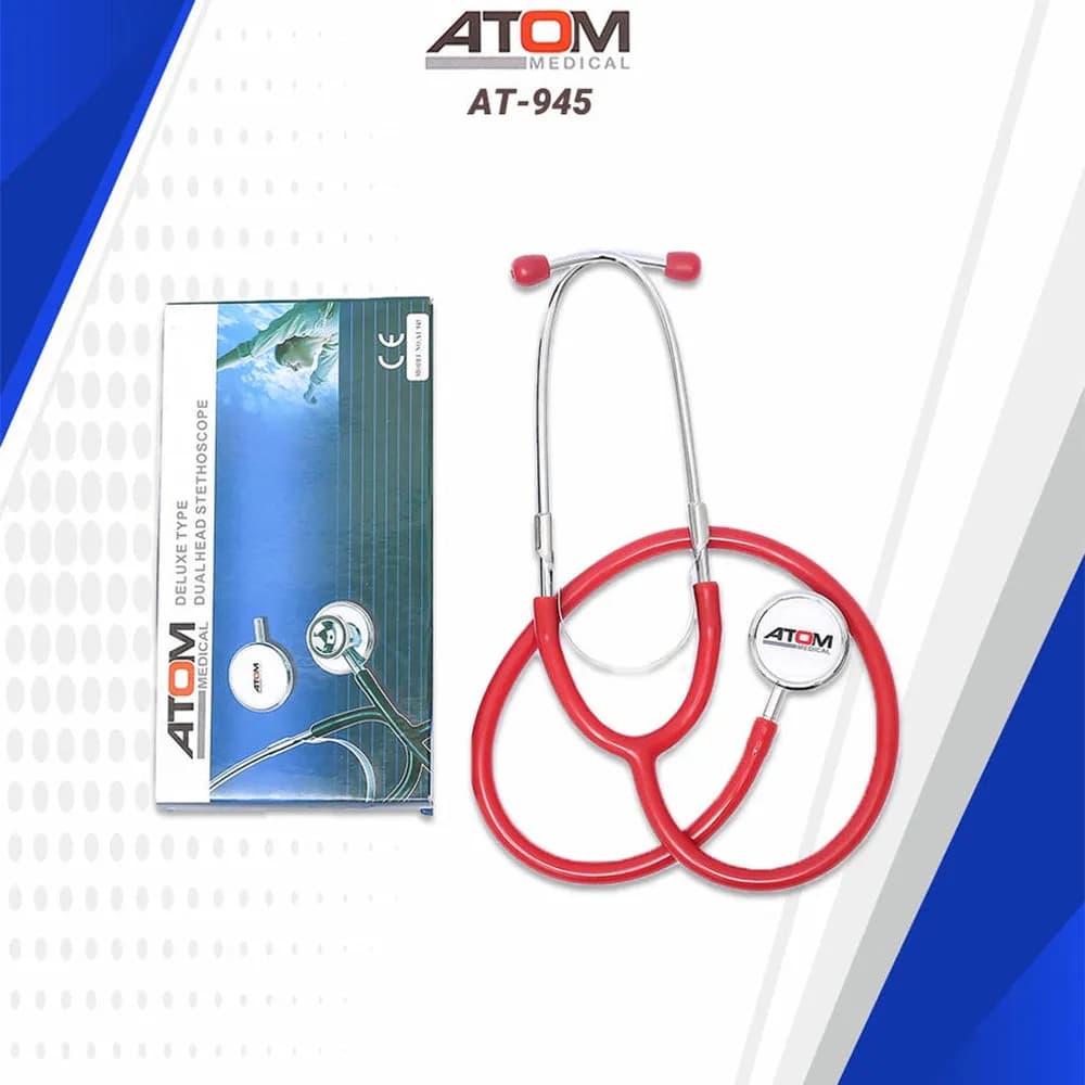 Atom AT-945 Dual Head Stethoscope