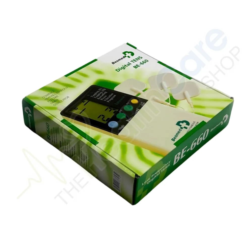 Besmed Digital TENS Unit – Electronic Pain Relief for Muscle, Joint & Nerve Pain