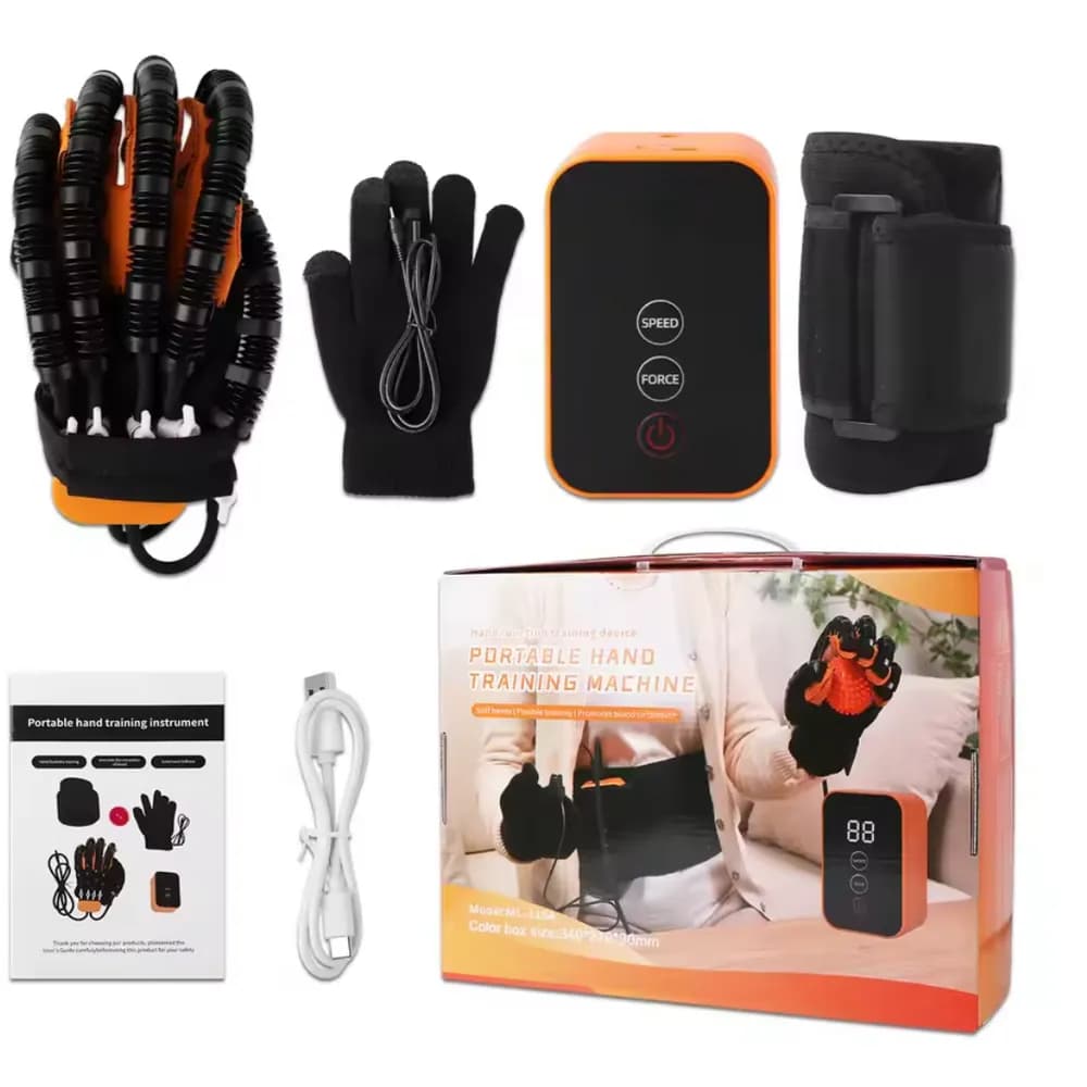 Hand Rehabilitation Robot Glove – Finger Trainer for Stroke & Hemiplegia Recovery