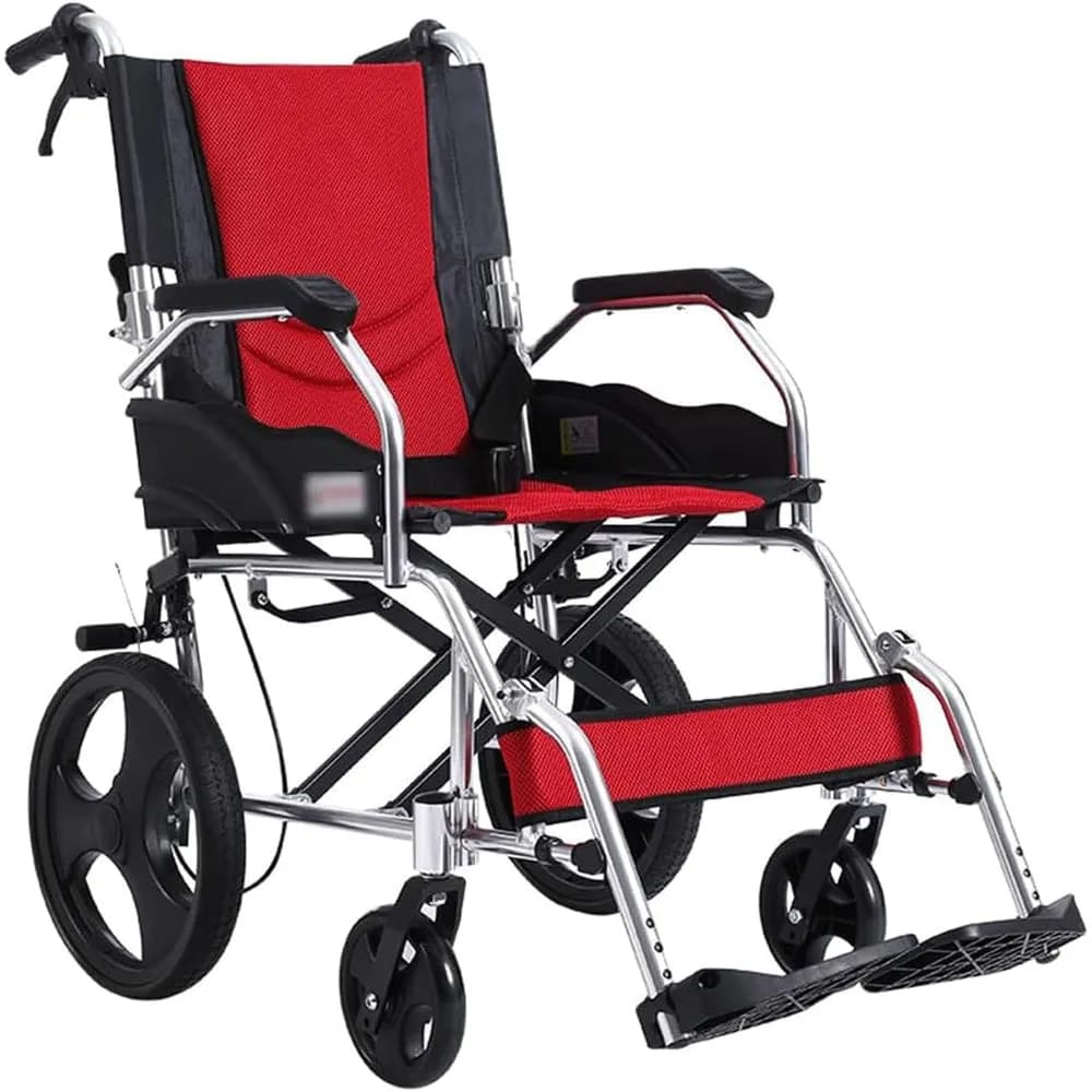 Aluminium Wheelchair 865LABJ – Lightweight Foldable with Swing-Away Footrests