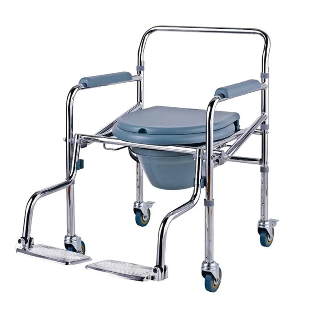 Commode Wheelchair KY-698 – Wheelchair & Commode in One