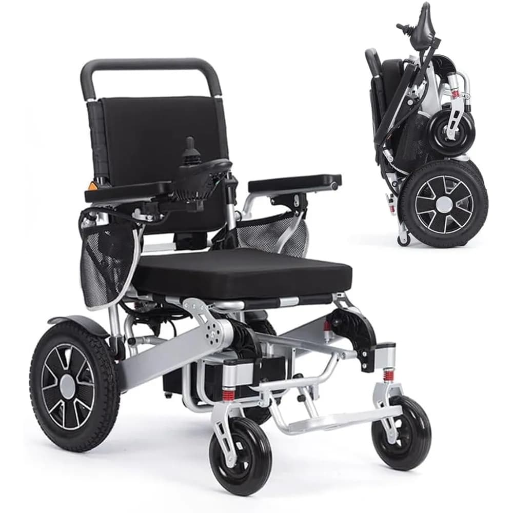 LifeCare LC 9100 Electric Wheelchair – Lithium Battery, Dual Motors, Foldable