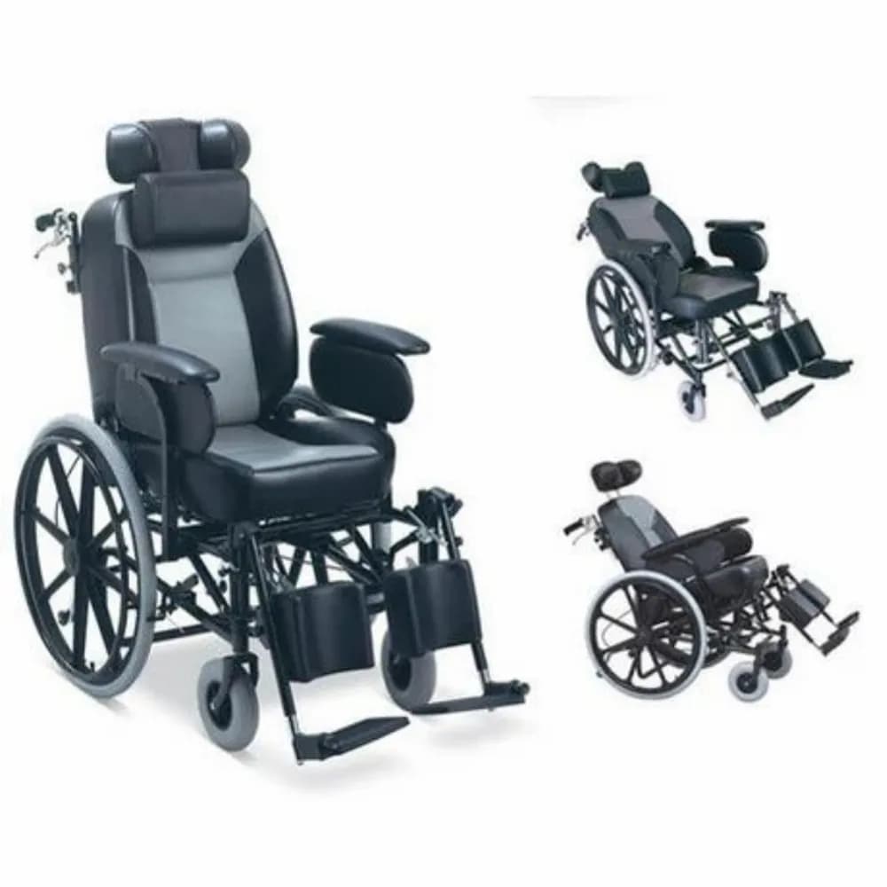 FastCure FC204BJQ Reclining Wheelchair – High Back, Elevating Legrests