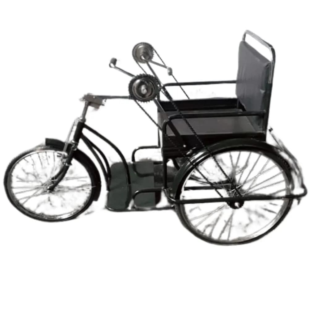 Hand-Operated Mobility Tricycle for Disabled Users – Hand Crank, Steel Frame