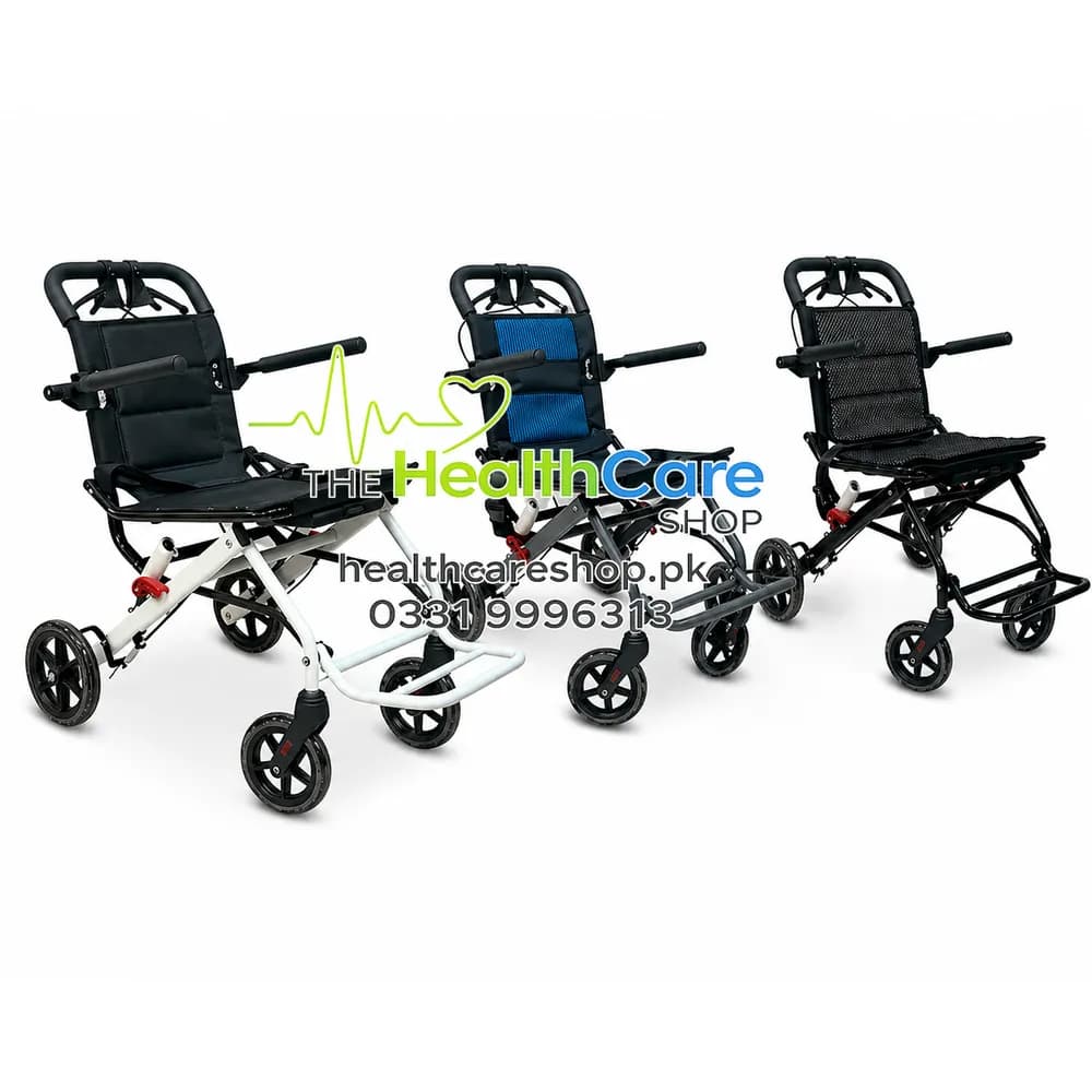 LifeCare LC-9006 Travelling Wheelchair – Lightweight Foldable (Hajj & Umrah Special)