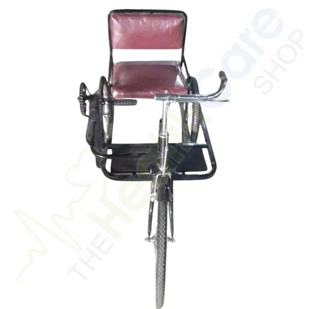 Hand-Propelled Patient Tricycle Wheelchair – Comfortable & Safe Mobility Aid