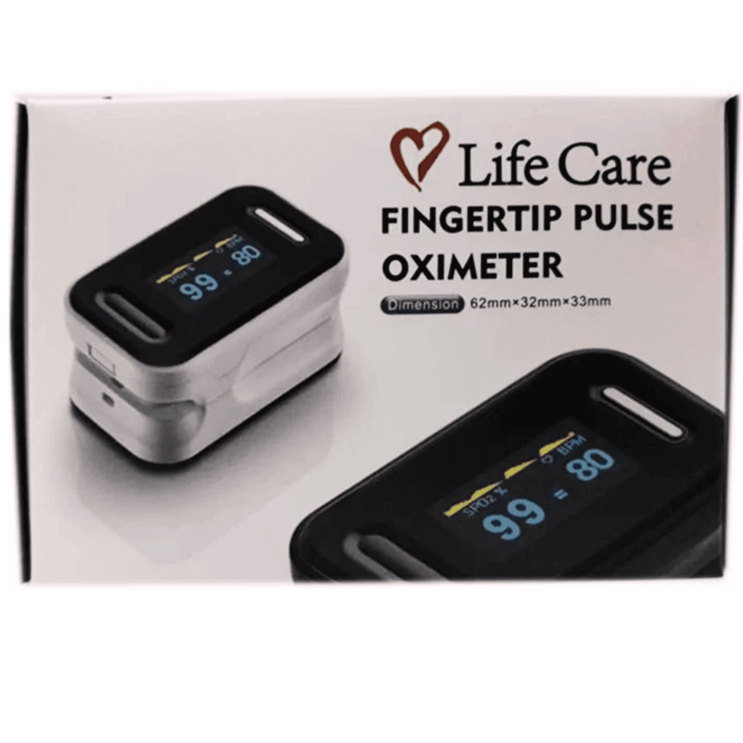 Life care fingertip pulse oximeter