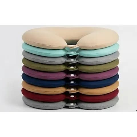 U-Shaped Travel Neck Pillow – Soft Plush Neck Support
