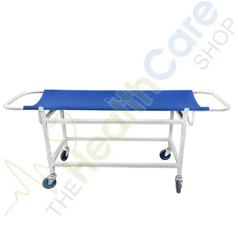 Patient Stretcher Trolley with Stainless Steel Top (MHS-ST-001) – Lockable Wheels