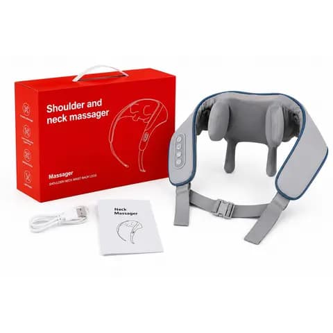 Ergonomic Shoulder & Neck Massager – Relaxing Massage at Home, Office or Travel