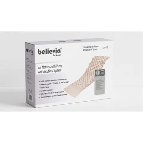 Believia AM-03 Anti-Decubitus Air Mattress with Pump – Alternating Pressure Bedsore Prevention