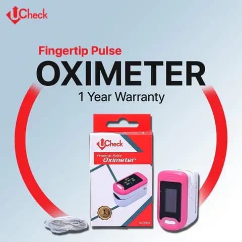 UCheck Fingertip Pulse Oximeter – SpO₂ & Pulse Rate Monitor