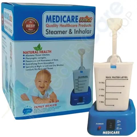 Medicare 2-in-1 Steamer & Inhaler – Congestion Relief & Skin Hydration