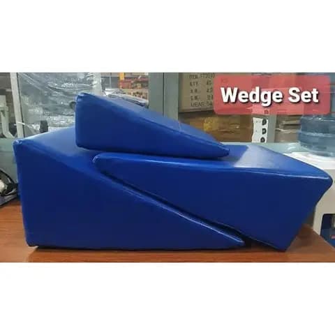 Fittment Physiocare Foam Wedges – High-Density Positioning Wedges (S, M, L, Set of 3)